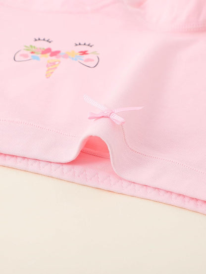 CHUNG Toddler Little Girls Kids Briefs Panties Soft Cotton Boyshort Underwear Pack Big Girl Daily Cute Pattern