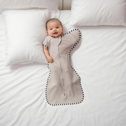 Baby Swaddle Blanket for Newborns and Infants,2-Piece Set Infant Pajamas,Bidirectional Zipper,Easy