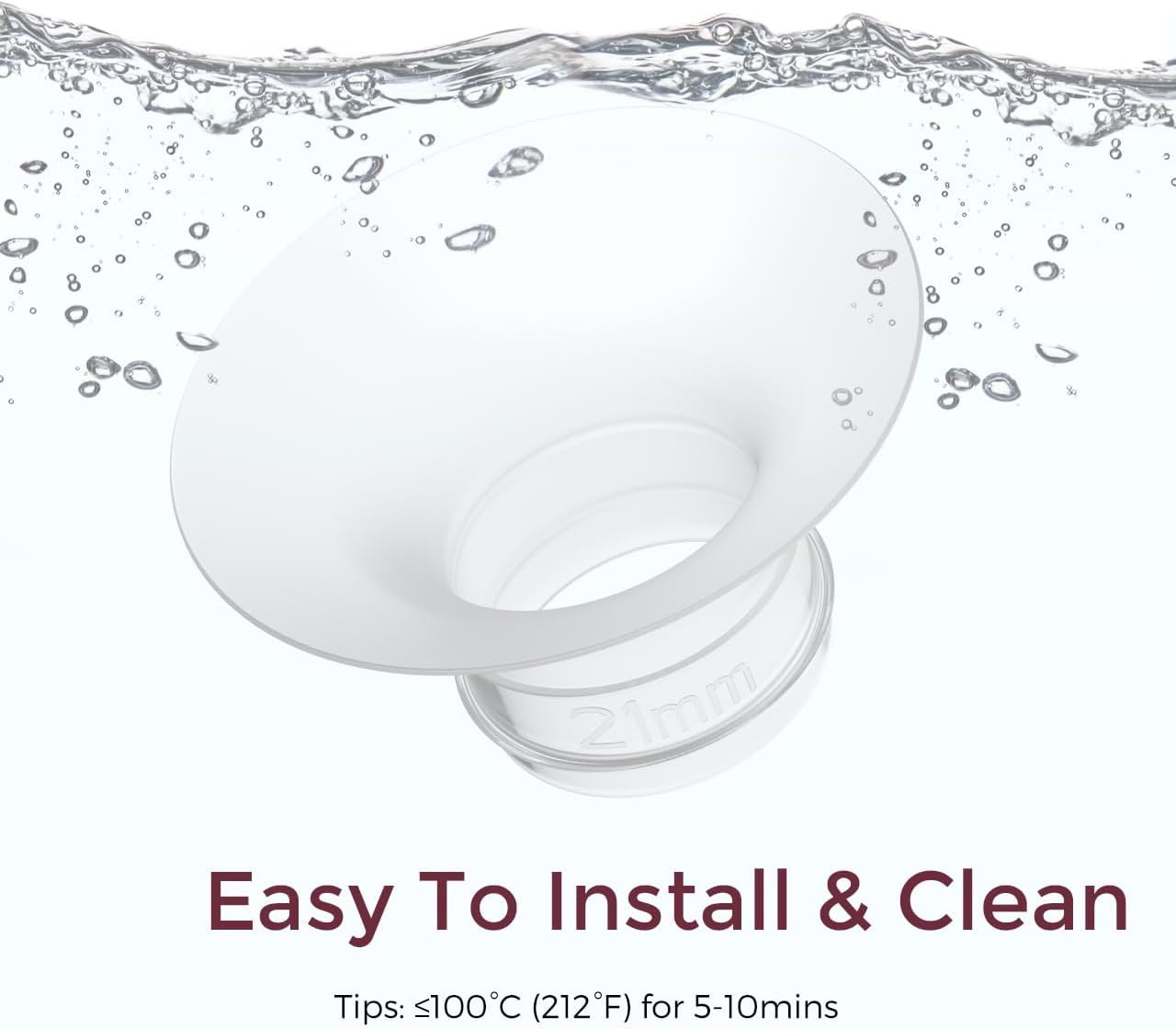Momcozy Mobile Style | M6 21 mm Flange Insert, Original Mobile Style | M6 Breast Pump Replacement