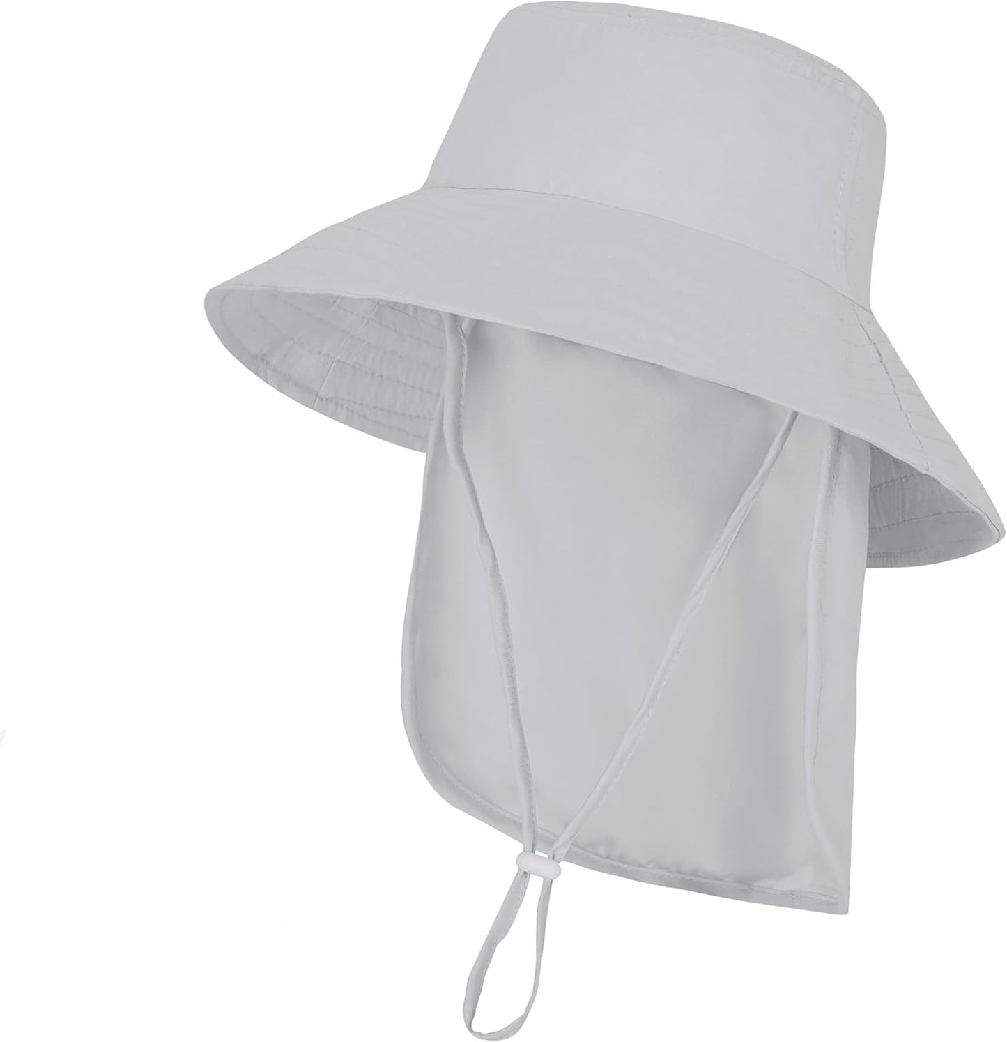 Baby Sun Hat Toddler Bucket Hats with Removable Neck Flap for Boys Girls Kids with Wide Brim Summer Beach UPF 50+