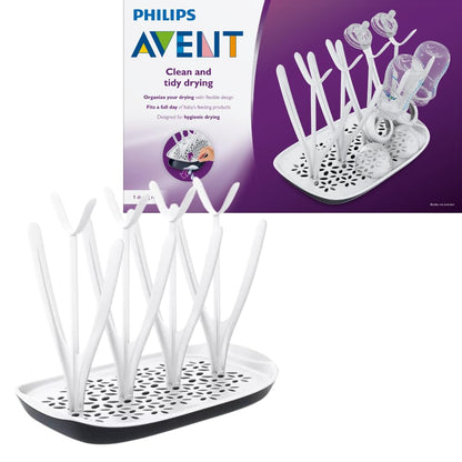 Philips Avent Baby Bottle Drying Rack, White
