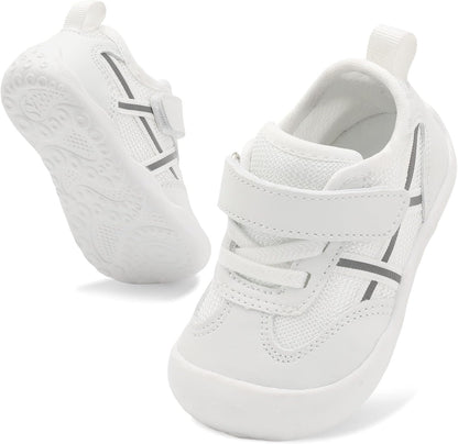 Scurtain Baby Shoes Boy Girl First Walking Shoe Infant Crib Breathable Sneakers Lightweight Barefoot Shoes for Babies