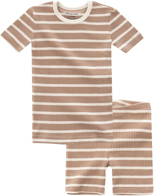 AVAUMA Baby Boys Girls Pajama Set 6M-7T Kids Cute Toddler Snug fit Pjs Cotton Sleepwear