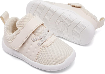 MORENDL Toddler Baby Shoes 0-4 Years Boy Girl Lightweight Breathable Non-Slip Sports Sneakers Running Walking Tennis Barefoot Shoes