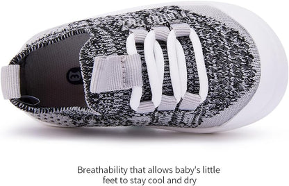 BMCiTYBM Baby Shoes Boy Girl Infant Sneakers Non-Slip First Walkers 6 9 12 18 24 Months
