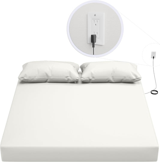Hooga Grounding Sheet, Twin Size, Organic Fitted Grounded Sheet, Earth Connected Bedding
