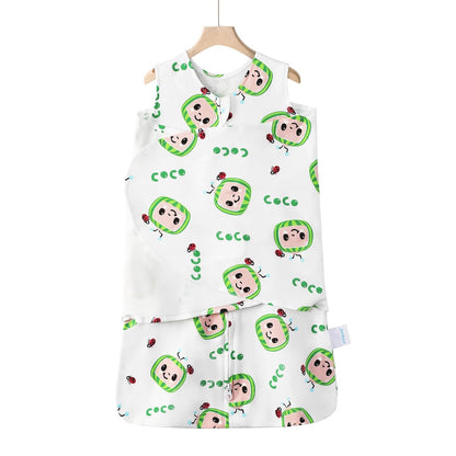 Swaddle-Blanket Baby Girl & Boy Swaddles Newborn Infant Transition 100% Cotton Wrap Blankets, 3-Way Adjustable Wearable Blanket, TOG 1.0 (Watermelon 3-6 Month)