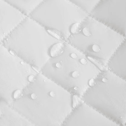 NTBAY 2 Pack Waterproof Crib Mattress Protector, Quilted 28"x52" Toddler Fitted Sheet - Machine