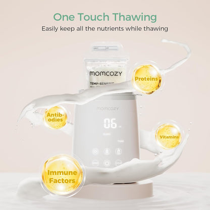 Momcozy Bottle Warmer, Fast Bottle Warmers for All Bottles with Timer, Accurate Temperature Control