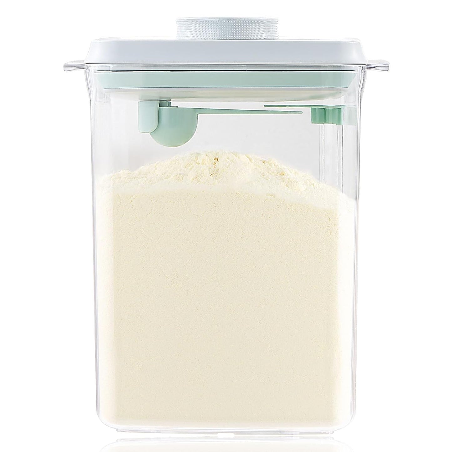 Baby Milk Powder Container - 2300ml Air Tight Formula Dispenser with Spoon and Scraper, BPA-Free