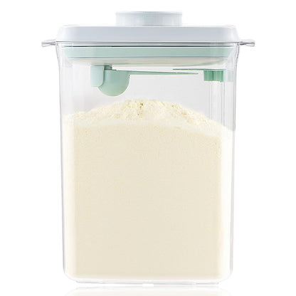 Baby Milk Powder Container - 2300ml Air Tight Formula Dispenser with Spoon and Scraper, BPA-Free