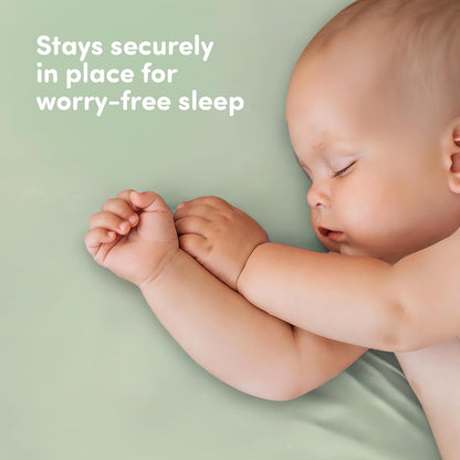 Sweety Fox 2-Pack Crib Sheets - Soft Cotton Jersey Fitted Sheets for Boys and Girls, Mini Crib