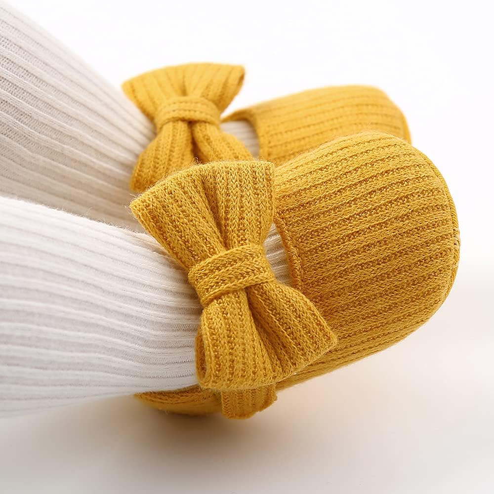 Baby Shoes Mary Jane Flats Non Slip Soft Sole Infant Toddler Sneakers First Walkers Party Christmas Dress Shoes