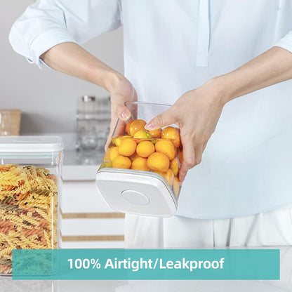 Ankou Airtight Food Storage Container - 0.32 QT （380ml Small Pop Up Food Containers With Lids, Bpa