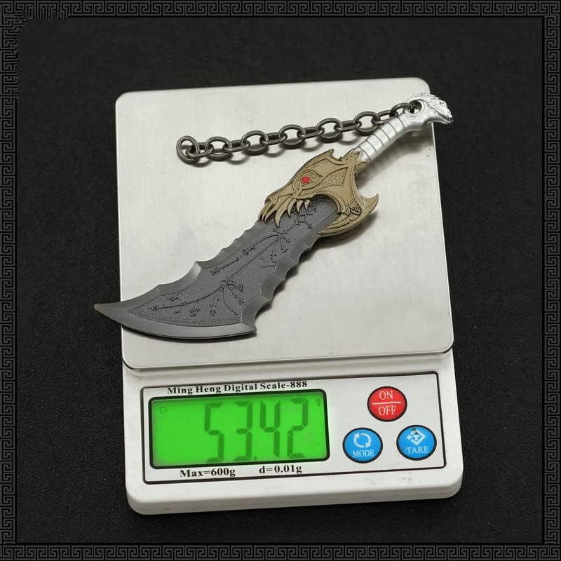 God of War Ragnarök Kratos Blades of Chaos Action Figures Game Toy Collection Keychain Desk Decoration Backpack Pendant Gift