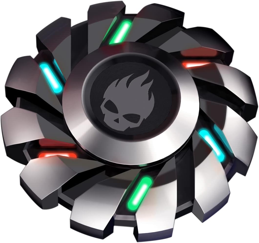 Metal Fidget Spinner High Speed and Silence Colorful Glowing, Cool Mechanical Gear Spinner