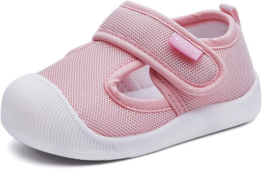 BMCiTYBM Baby Sneakers Girls Boys Lightweight Breathable Mesh First Walkers Shoes 6-24 Months