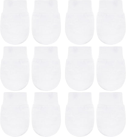 No Scratch Baby Mittens Newborn Infant Toddler Mittens Soft Elastic Wrist Gloves Mitten for 0-6 Months Boys Girls