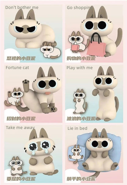 Nobeko Azukican Azukisan Cat Daily Life Series2 Blind Box Figures 1PC Random Art Cute Collectibles Birthday Gift