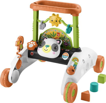 Fisher-Price 2-Sided Steady Speed Panda Walker Musical Push Toy