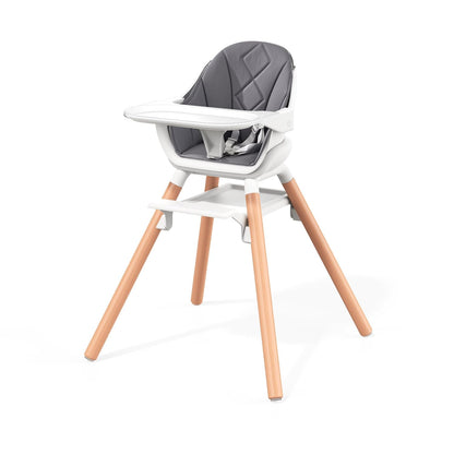 Baby High Chair, Highchair for Baby & Toddler, Easy Clean Infant Highchair, 6 in 1 Feeding High