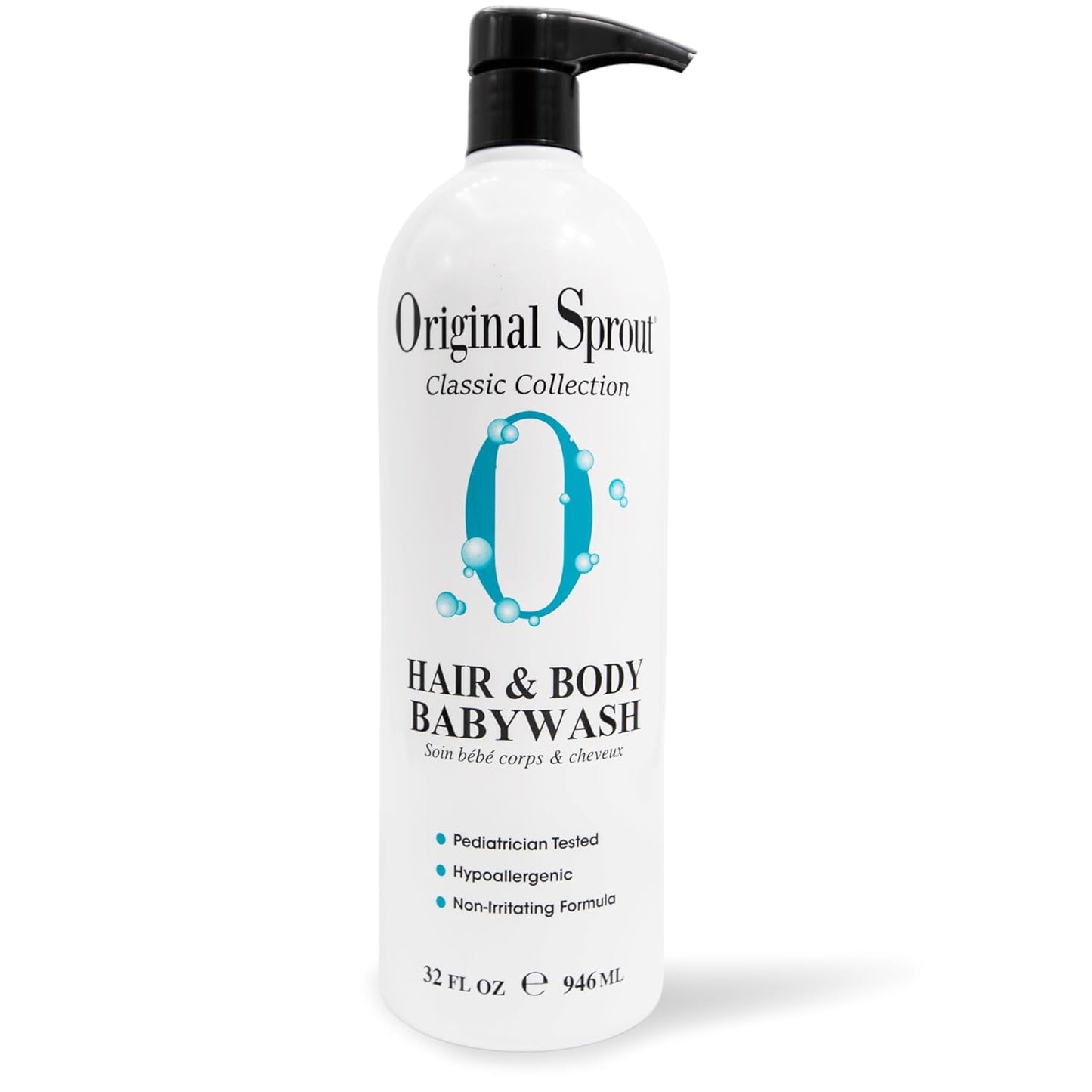 Original Sprout Baby Shampoo and Body Wash, Hypoallergenic Formula with Organic Calendula &