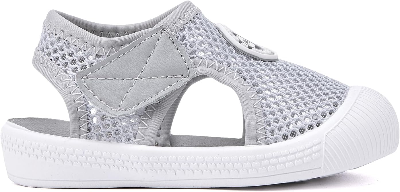 BMCiTYBM Baby Boy Girl Closed Toe Summer Sandals Lightweight Shoes Infant Non-Slip First Walking Sneakers 6 9 12 18 24 Months