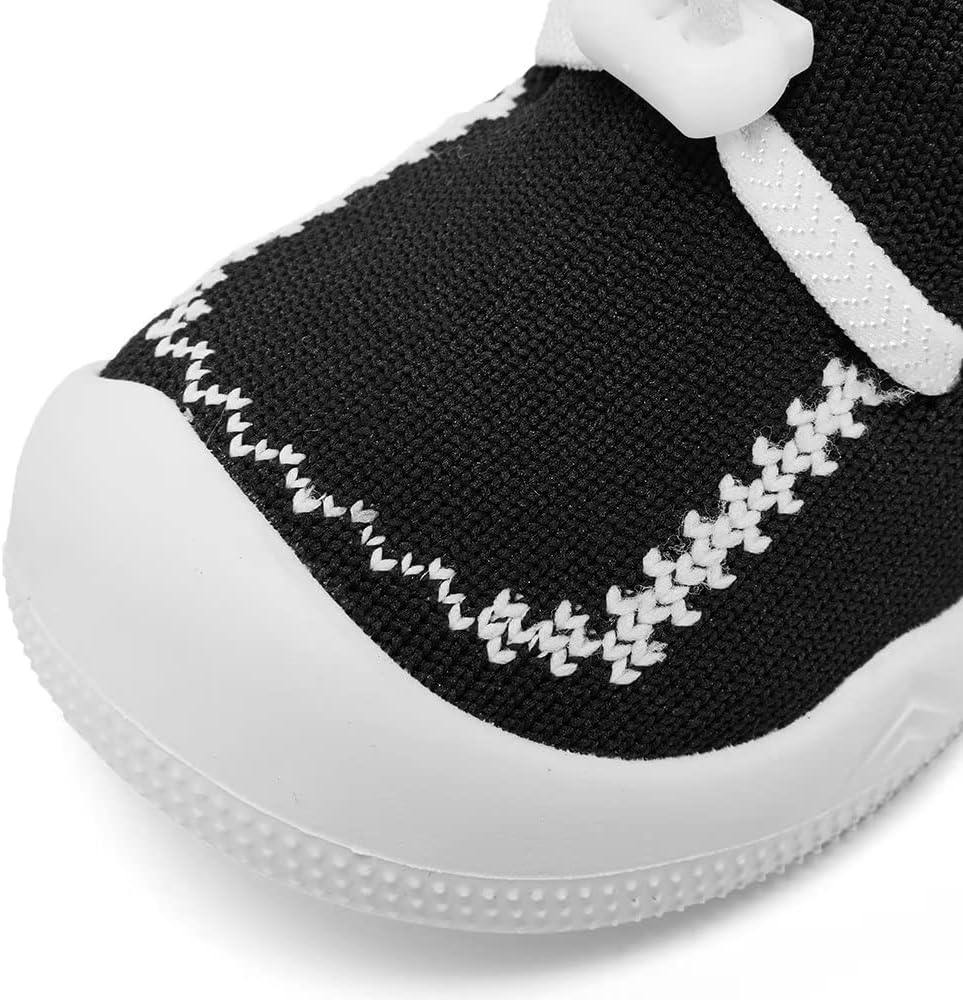 Eashi Baby Boy Girl Non-Skid Indoor Infant Walking Shoes Breathable Warm Elastic Sock Shoes with Memory Sole Protect Toes Outdoor Sneakers