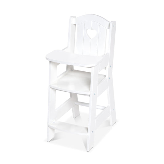 Melissa & Doug Play High Chair Pretend Play High Chair Baby Doll Accessories