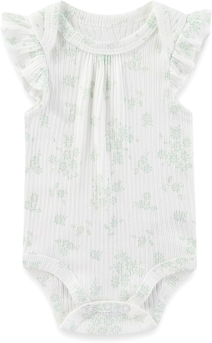 Kiddiezoom Newborn Baby Layette Set 10-Piece with Bodysuits and Pants Set for Unisex Baby Gift Sets