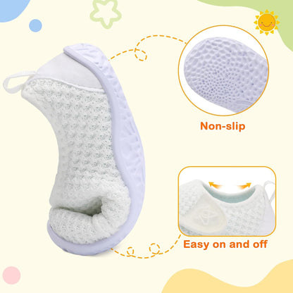 LeIsfIt Baby Shoes Boys Girls First Walking Shoes Non-Slip Infant Sneakers Lightweight Slip-on Crib Sneakers for First Walkers