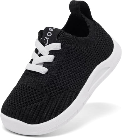 MORENDL Toddler Shoes Baby Walking Sock Shoes Infant Sneakers 0-4 Years Boy Girl Barefoot Tennis Shoe Non-Slip Brethable