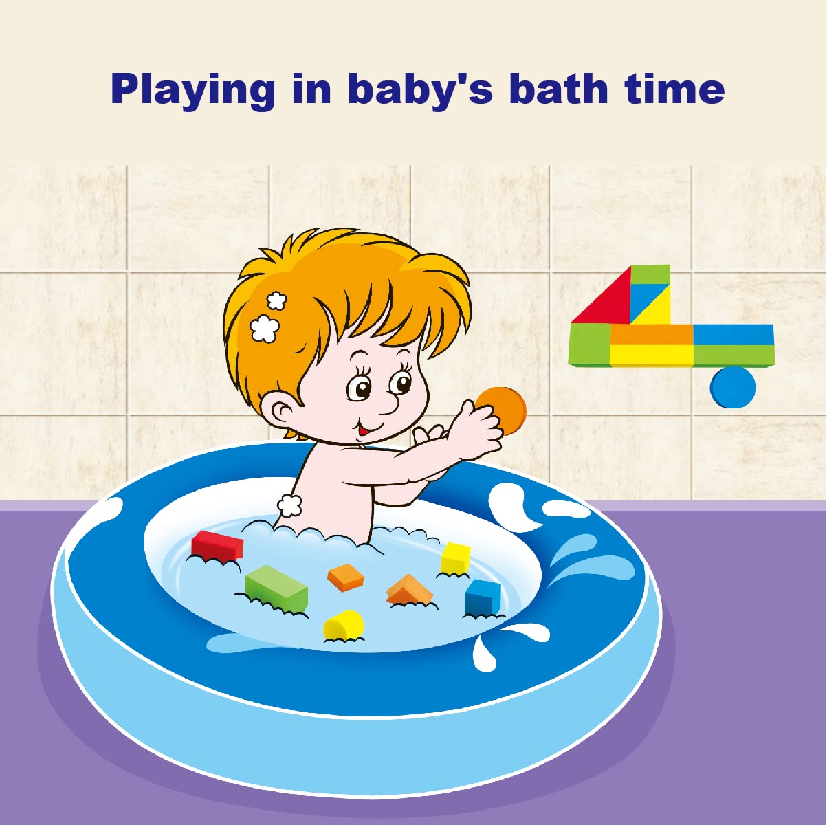 Pairez Toys Foam Building Blocks for Toddlers 2-4, 41 Pieces EVA Soft Stacking Blocks, Baby Bath
