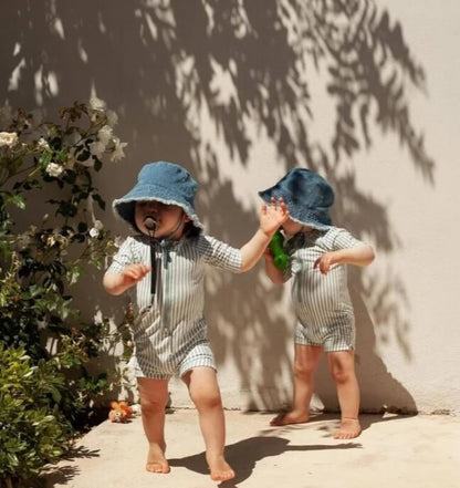 Boys One Piece Swimsuit Whale Dolphin Bathing Suit Zipper Rash Guard Kid Short Sleeve Swimwear Shark Beach Wear UPF50+