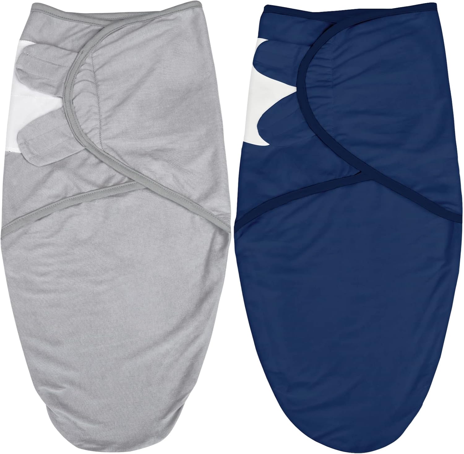 Biloban Baby Swaddles 0-3 Months for Boy & Girl, Cotton Swaddle Blanket, Newborn Essentials, Grey &