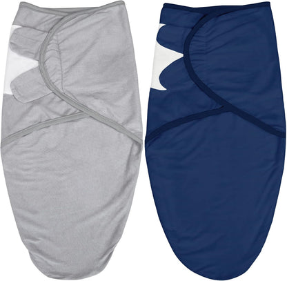 Biloban Baby Swaddles 0-3 Months for Boy & Girl, Cotton Swaddle Blanket, Newborn Essentials, Grey &