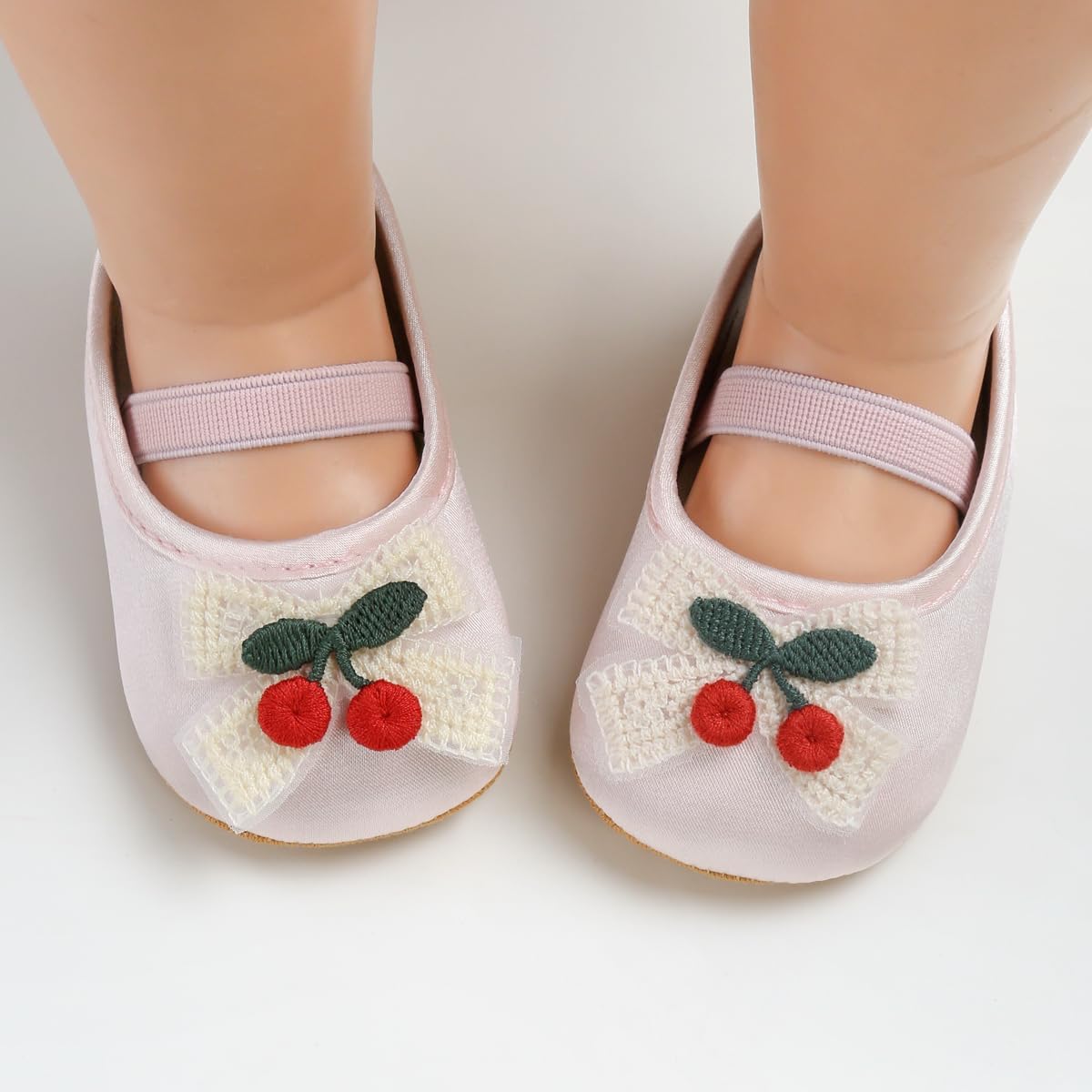 Baby Shoes Mary Jane Flats Non Slip Soft Sole Infant Toddler Sneakers First Walkers Party Christmas Dress Shoes