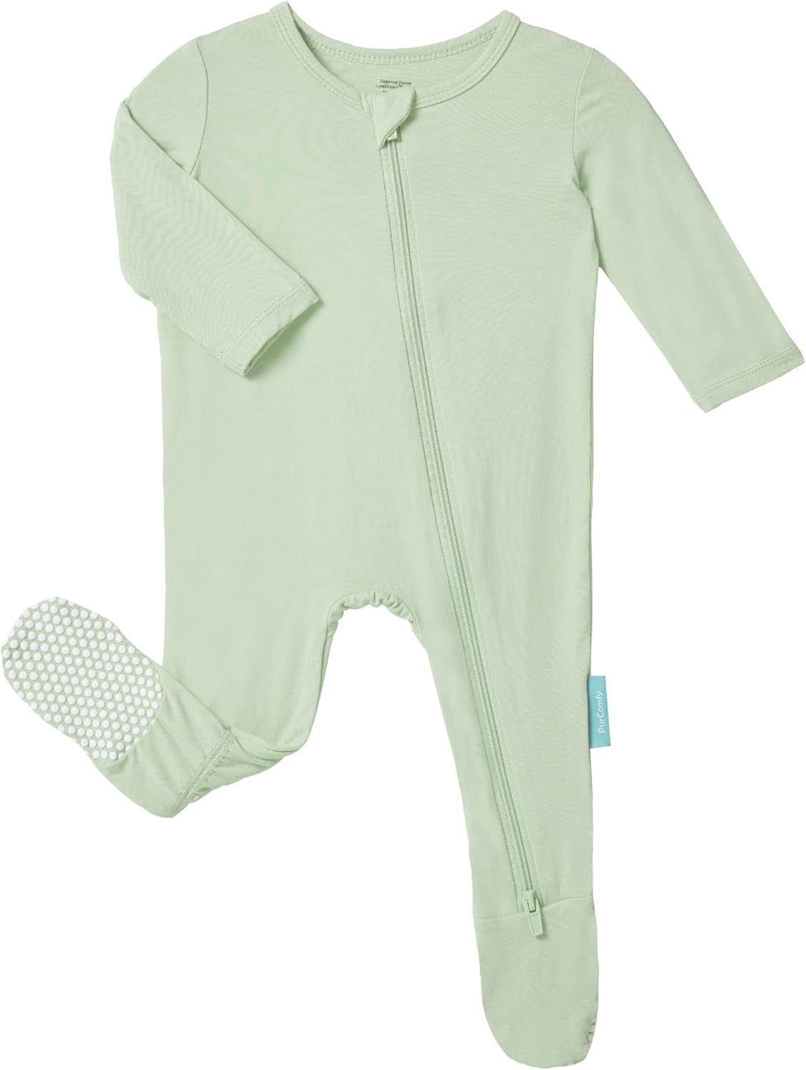 Baby Zipper Footie Pajamas, Supersoft Bamboo Rayon Baby Footed Pjs Boy Girl 0-3-6-9-18-24 Month Coverall Sleepers