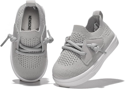 Newsonet Baby Shoes Boys Girls First Walking Breathable Non Slip Walker Sneakers Soft Sole 6 9 12 18 20 24 Months
