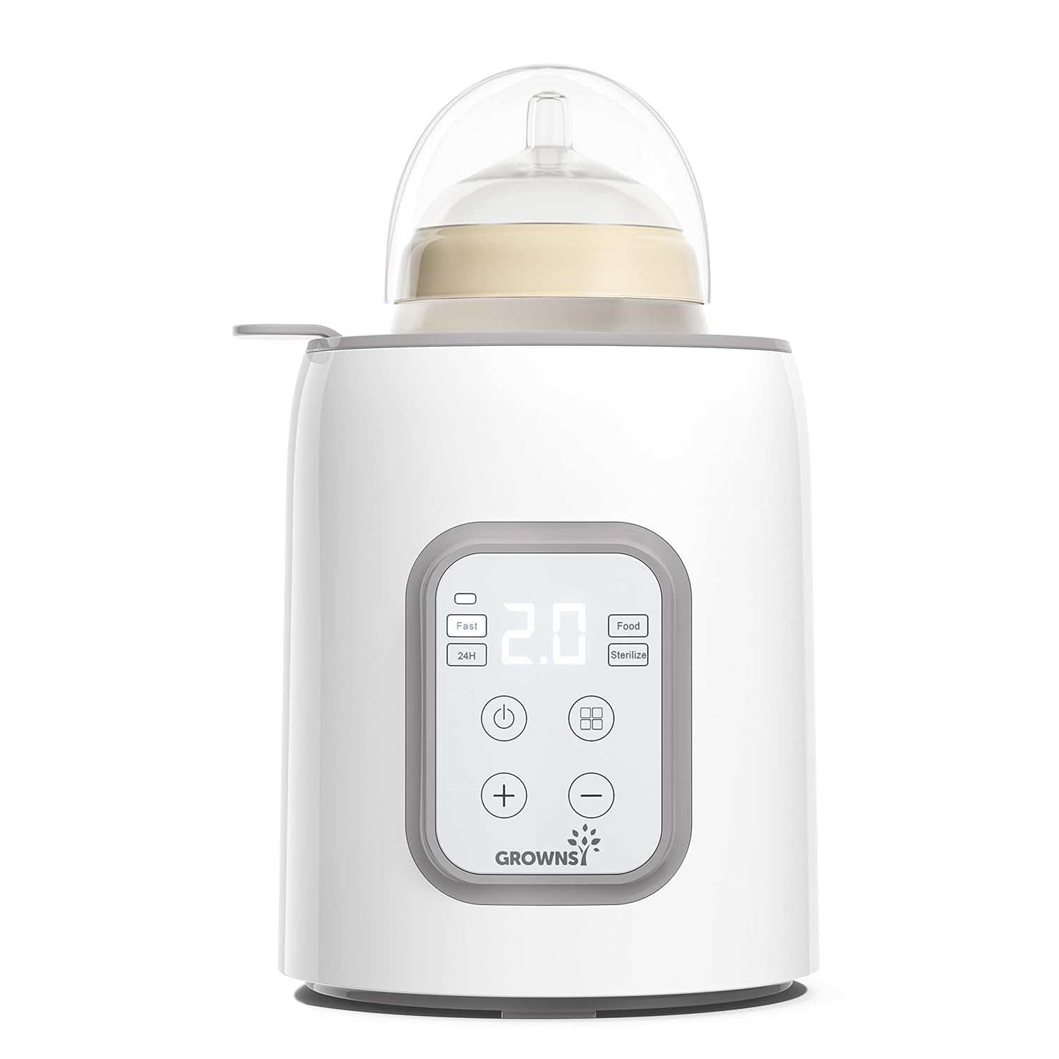 Bottle Warmer, GROWNSY 8-in-1 Fast Baby Milk Warmer with Timer for Breastmilk or Formula, Accurate