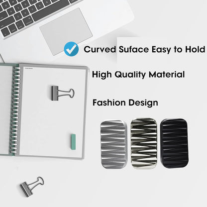 Fidget Slider 3 Layer EDC Metal Magnetic Fidget Toys Adults, Desk Toys Gift for Stress Relief (Black)