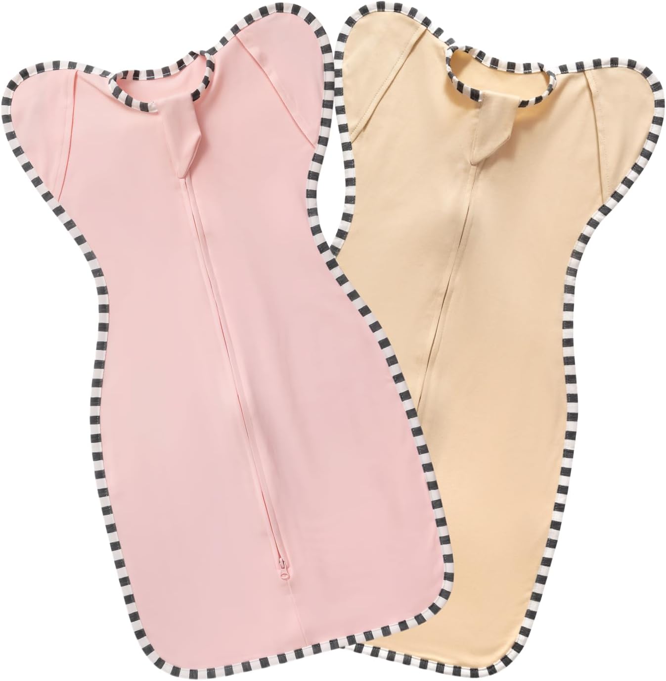 Baby Swaddle Blanket for Newborns and Infants,2-Piece Set Infant Pajamas,Bidirectional Zipper,Easy