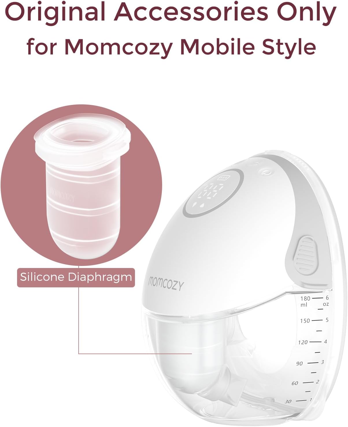Momcozy Mobile Style | M6 Diaphragm, Original Mobile Style | M6 Breast Pump Replacement