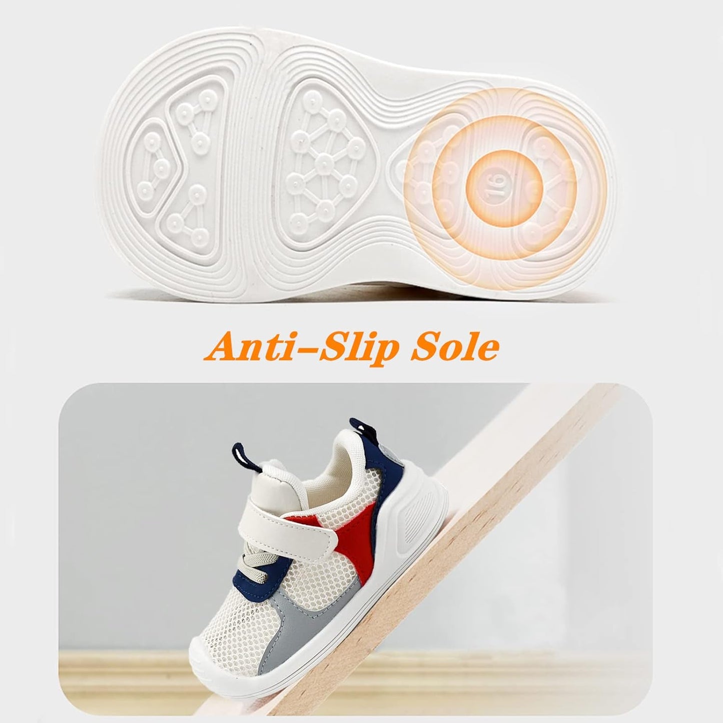 Baby Boy Girl Shoes Infant Non Slip Sneakers Breathable Lightweight Toddler First Walking Shoes 6 12 18 24 Months