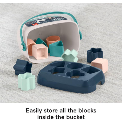 Fisher-Price Baby’s First BlocksToy Set, Navy Fawn