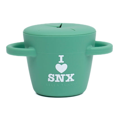 Bella Tunno Snack Cups for Toddlers, Silicone Spill Proof Food Container with Lid, Babies & Kids