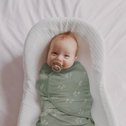 Baby Swaddle Sacks, 3-Pack Newborn Organic Cotton Swaddle Wrap, Adjustable Swaddling Blankets