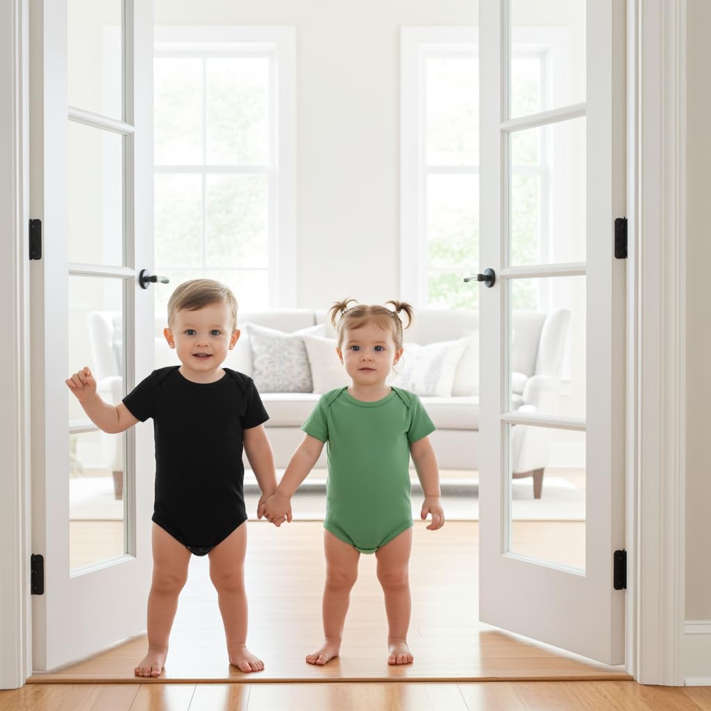 PATPAT Baby Bodysuits Supersoft Bamboo Viscose - Short Sleeve Boys and Girls - Newborn Infant Unisex Clothes Pack