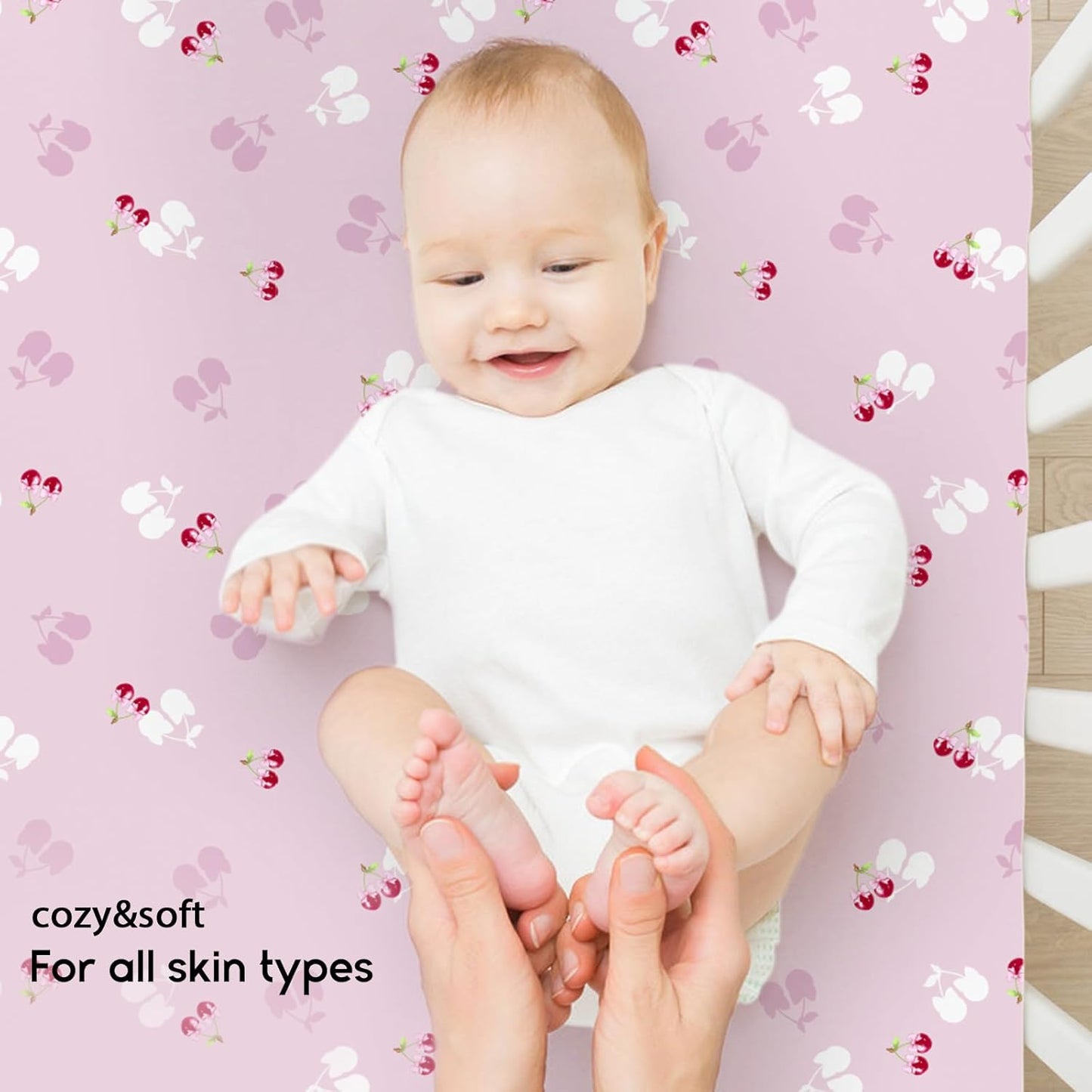 Yoofoss Pack and Play Sheets Fitted, Mini Crib Sheets 2-Pack for Pack N Play Mattress, Stretchy