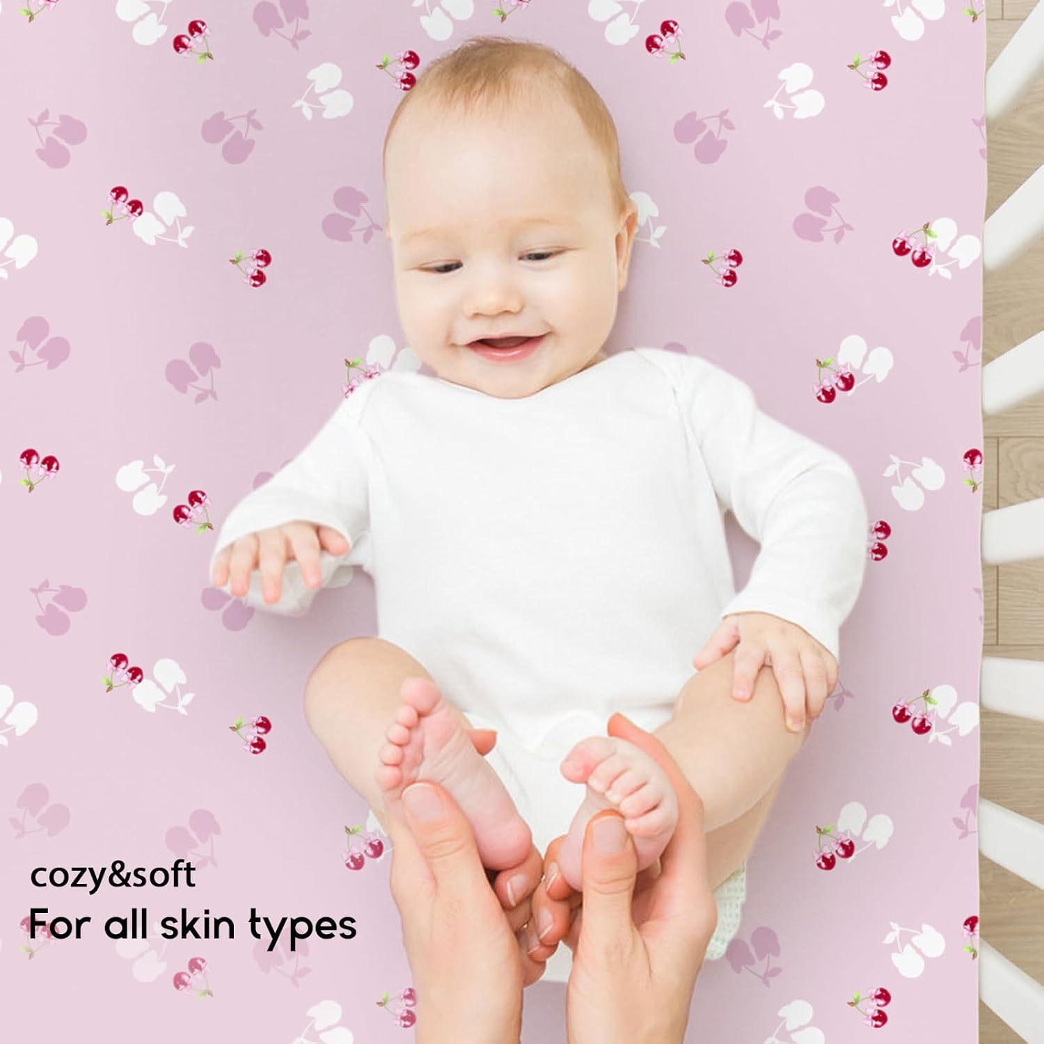 Yoofoss Pack and Play Sheets Fitted, Mini Crib Sheets 2-Pack for Pack N Play Mattress, Stretchy
